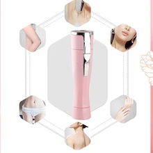 Kemei миниатюрный женский эпилятор, нож для бритья, для женщин, для удаления волос, портативный, для депиляции, Женская бритва, бритва, для путешествий, KM-1012, DF