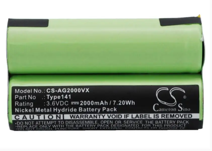 Cameron Sino 2000mAh батарея для AEG Electrolux Junior 2 0 Type141 вакуумная батарея|Цифровые