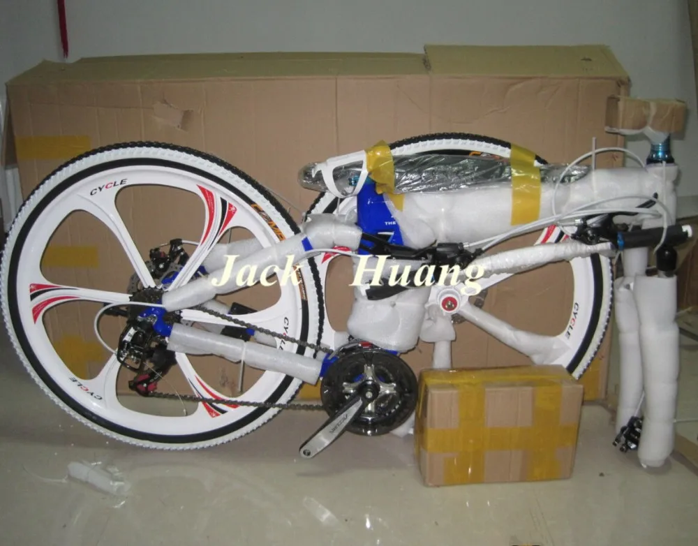 Clearance 26*18 inch double disc brake luxury bicicleta Aluminum alloy frame mountain bike folding bikes X6 BMX bicycle free shipping 20 Clearance 26*18 inch double disc brake luxury bicicleta Aluminum alloy frame mountain bike folding bikes X6 BMX bicycle free shipping 20