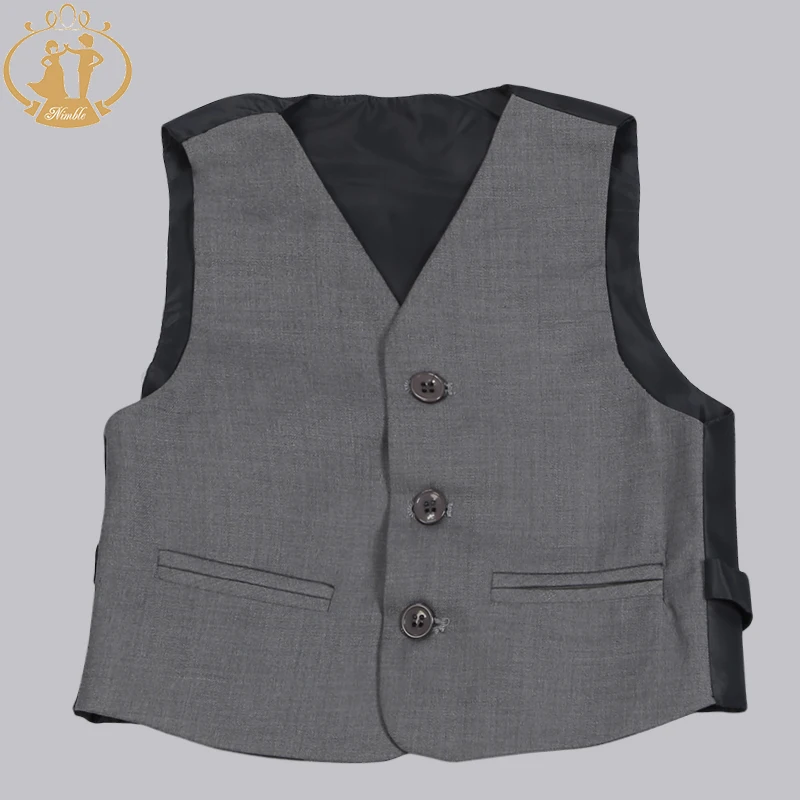 Koop Wendbare Pak voor Jongen Enkele Breasted Jongens Pakken voor Bruiloften Kostuum Enfant Garcon Mariage Jongens Blazer Jogging Garcon Kids Suits