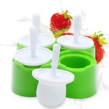 Креативный 4 ячеек силиконовый леденец форма поддон для льда Летний самодельный лед блочная форма кубик для заморозки пресс-формы для приготовления пищи мороженое Mol