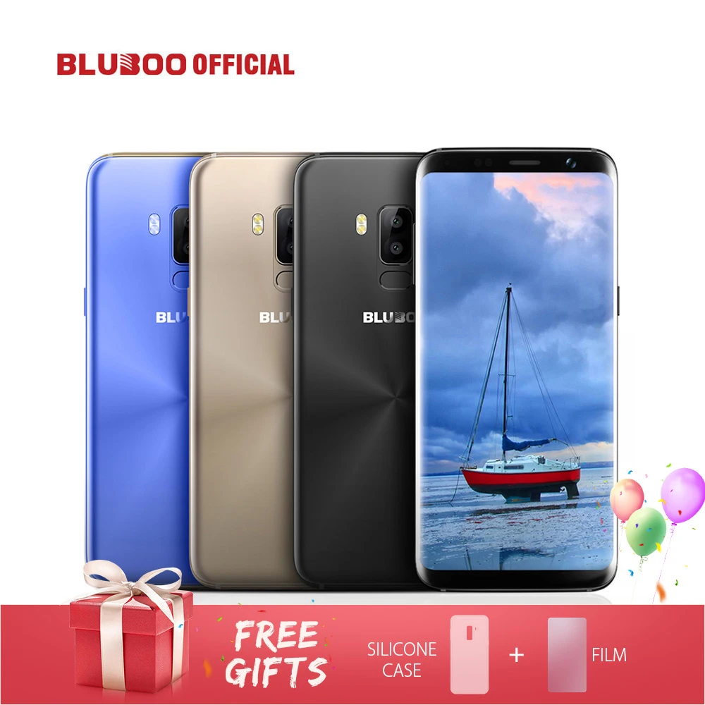 BLUBOO S8 5 7 ''смартфон 4G 18:9 полный Дисплей mtk6750 восемь ядер 3 ГБ Оперативная память