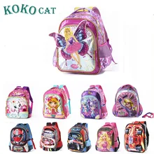 Children School Bags for Girls Backpack Kids Printing Backpacks set Schoolbag kids Waterproof Primary School Backpacks fengdong cute lemon printing school backpack kids computer bag children school bags for girls women laptop backpack 14 schoolbag