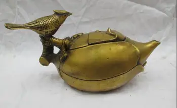 Tibet Folk Classical Bronze Copper Magpies Auspicious birds Wine Tea Pot Flagon
Tibet Folk Classical Bronze Copper Magpies Auspicious birds Wine Tea Pot Flagon