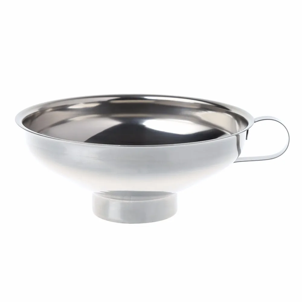 

Stainless Steel Wide Mouth Canning Funnel Hopper Filter Kitchen Cooking Tools
