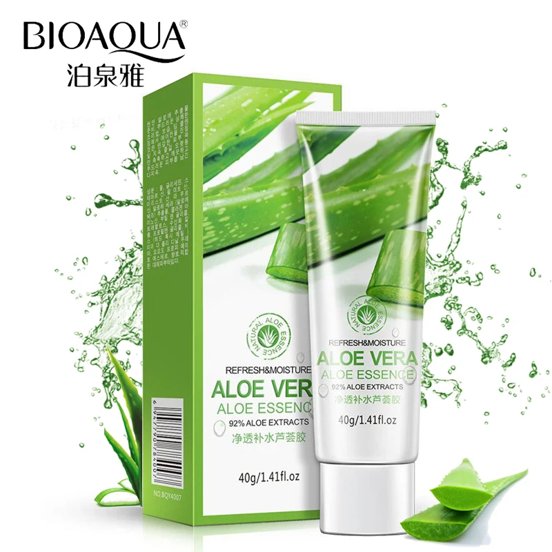 

BIOAQUA Skin Care Natural Aloe Vera Face Cream Acid Anti Winkle Whitening Moisturizing Acne Treatment blackhead Remover Cream