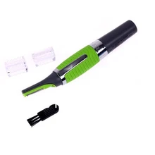 Men and Women Personal Face Care Stainless Steel Nose Hair Trimmer Shaver Removal Hair Clipper Shaver LED Light Shaving