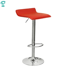 94527 Barneo N-38 эко-кожа кухонный барный стул с мягким сиденьем на газ-лифте цвет красный мебель для кухни кресло для броу бара по России