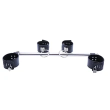 Hismith Adult games Bondage Erotic Toys Handcuffs Ankle cuffs Stainless Steel Spreader Bar sex Slave Restraint Sex toys Hismith Adult games Bondage Erotic Toys Handcuffs Ankle cuffs Stainless Steel Spreader Bar sex Slave Restraint Sex toys
