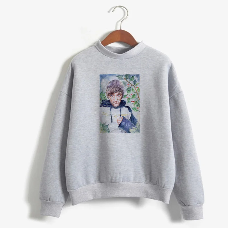 Женская толстовка с капюшоном Стиль Гарри Луи Tomlinson Harajuku однонаправленный