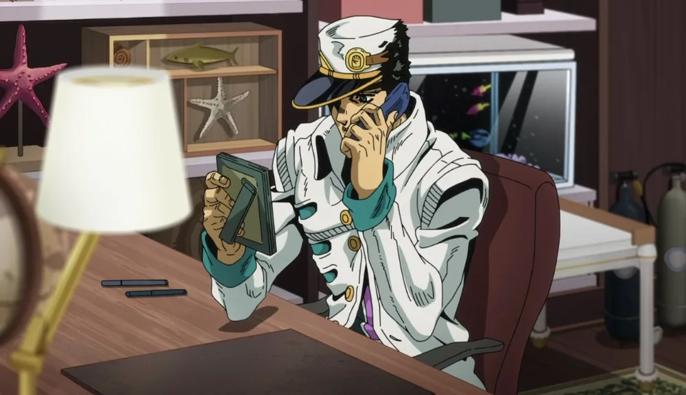 Аниме Необычные приключения Джоджо Золотой ветер Kujo Jotaro Kujo косплей костюм на Хэллоуин индивидуальный заказ