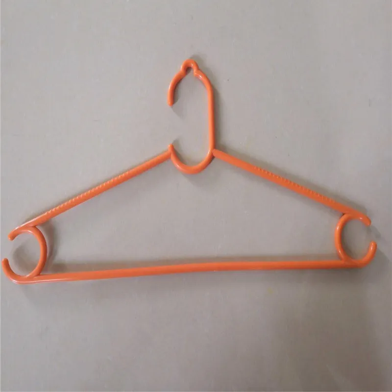 

5Pcs/Lot Colorful Plastic Hanger Dress Coat Portable Clothes Coat Hangers Space Saving For clothe Hook Household Hot Selling