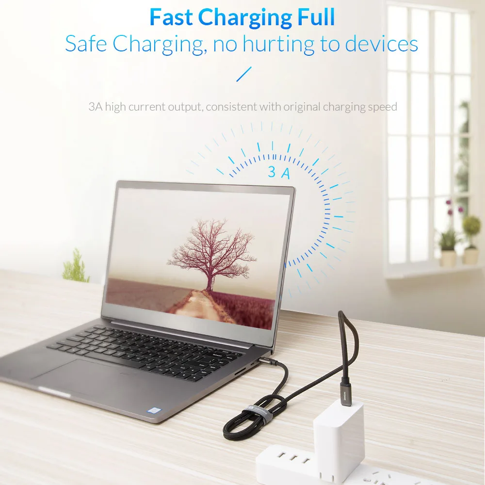 USB кабель Unnlink Type C на 3 1 Gen2 3A 60 Вт QC3.0|Кабели для мобильных телефонов| |