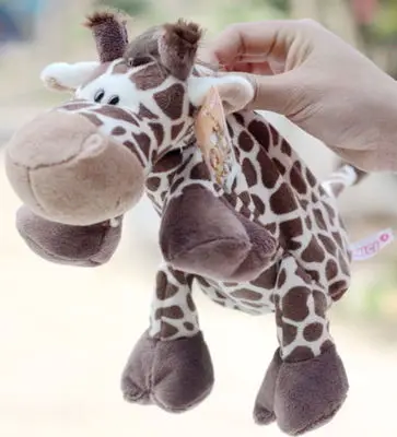 Kawaii мультяшный плюшевый чехол-карандаш с милым животным, сумка для ручек, коробка для детей, школьные принадлежности, материал, корейские канцелярские принадлежности - Цвет: giraffe