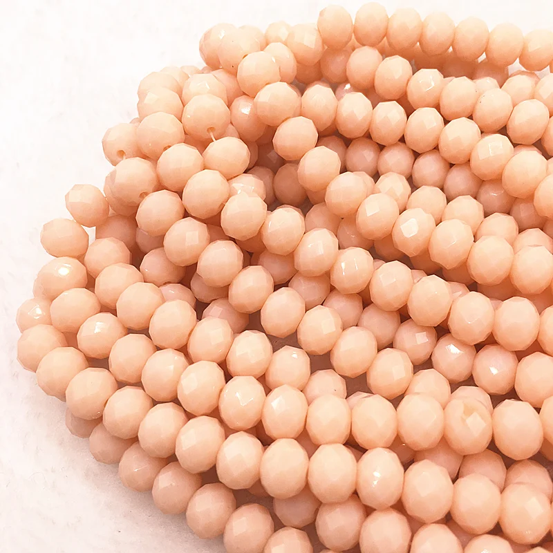 HOT 30pcs/lot 8x6mm Rondelle Austria faceted Crystal Glass Beads Loose Spacer Round DIY Jewelry Making For Bracelet #003 | Украшения и