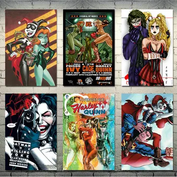 

Harley Quinn DC Anime Art Silk Canvas Poster 13x20 24x36inch Wall Pictures-001