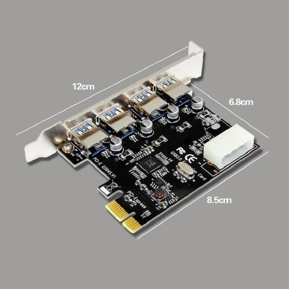 BEESCLOVER 4 порта USB 3,0 PCI-E Плата расширения адаптер внешний 2 порта USB3.0 концентратор внутренний разъем PCI-E карта IDE мощность