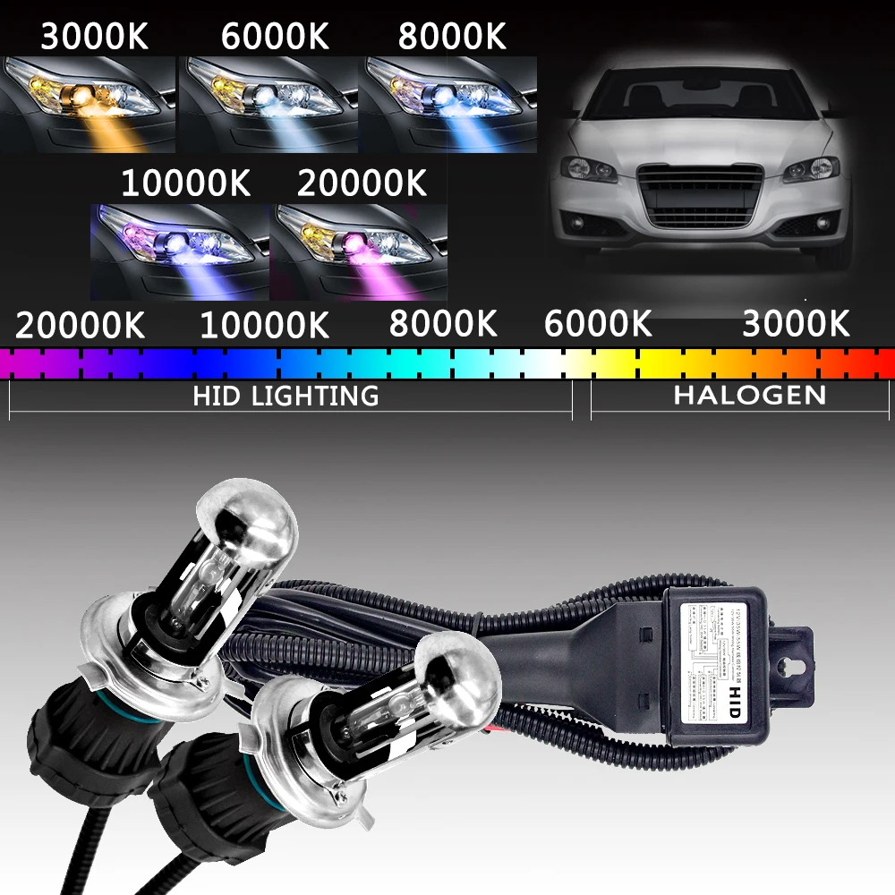 Mercedes 190 W201 55w Super White Xenon HID High//Low//LED Side Headlight Bulbs