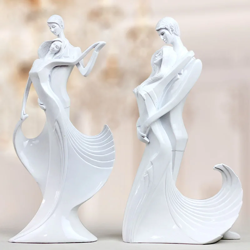 Гостиная ТВ шкаф шкафы статуя близкий друг креативная свадебная статуэтка