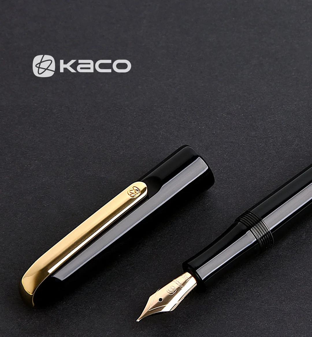 Xiaomi Mijia kaco ручка с золотым наконечником 14K F Перо 0,5 мм офисная ручка для деловых подписей для каллиграфии подарочная коробка