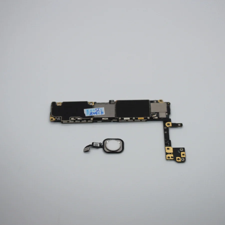 Белый с полной разблокировкой для iphone 6s материнская плата с сенсорным ID, для iphone 6s логические платы, 16 ГБ/64 Гб/128 ГБ
