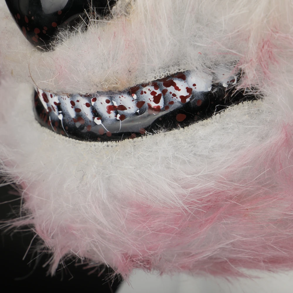 Animal Masks Animal Themed Costumes Horrible Rabbit Mask Felt Plastic Cosplay Prop Halloween Accessories Men Women Face Mask     (30)