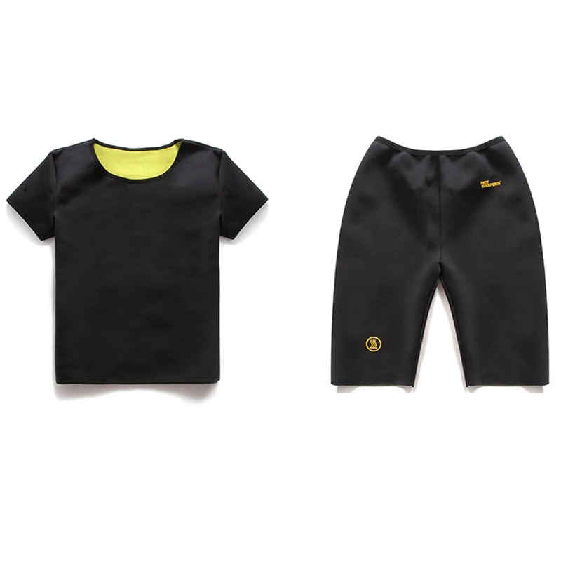 

1setSport Running Vest Slimming Reduction Shape Bodysuits T-Shirt Fitness Gym Sauna Muscular Development Weight Loss Fat Burning
