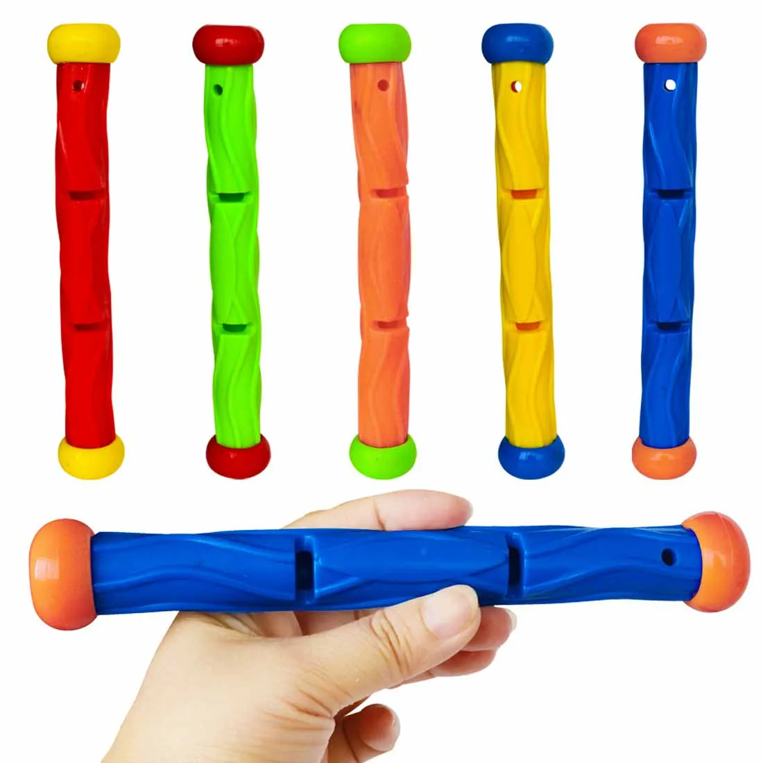 discount  5Pcs/set Funny Kids Children Underwater Sports Swimming Pool Dive Game Stick Toys Diving Stick Toys