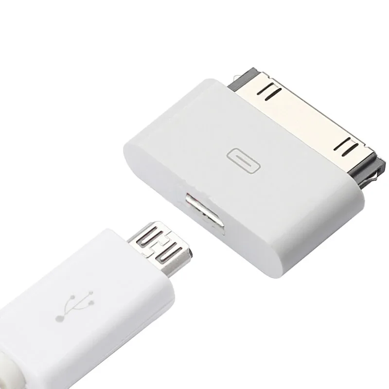 Micro usb кабель для зарядки Женский адаптер для android до 30 Pin Мужской кабель для зарядки для iPhone 4 4S для iPad конвертер