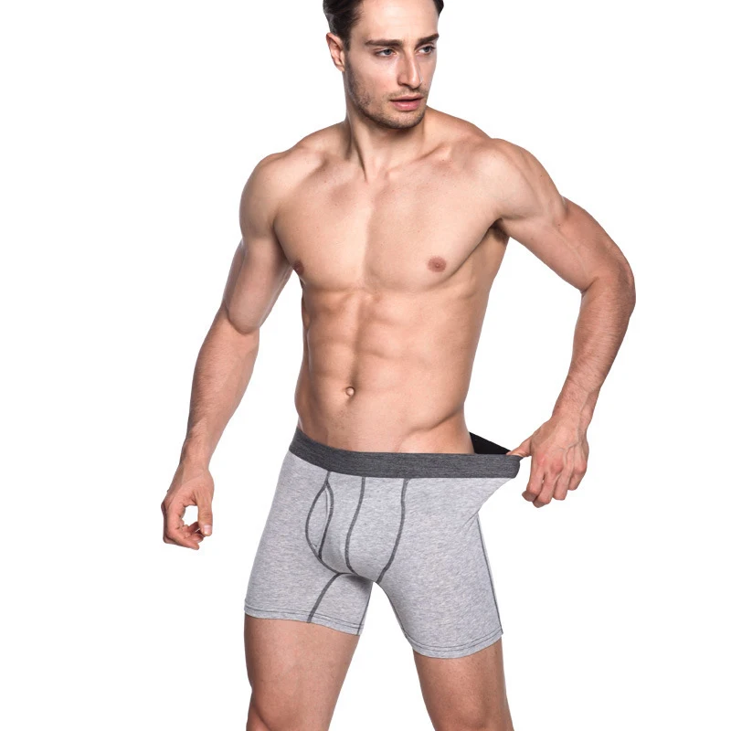 boxer long homme coton