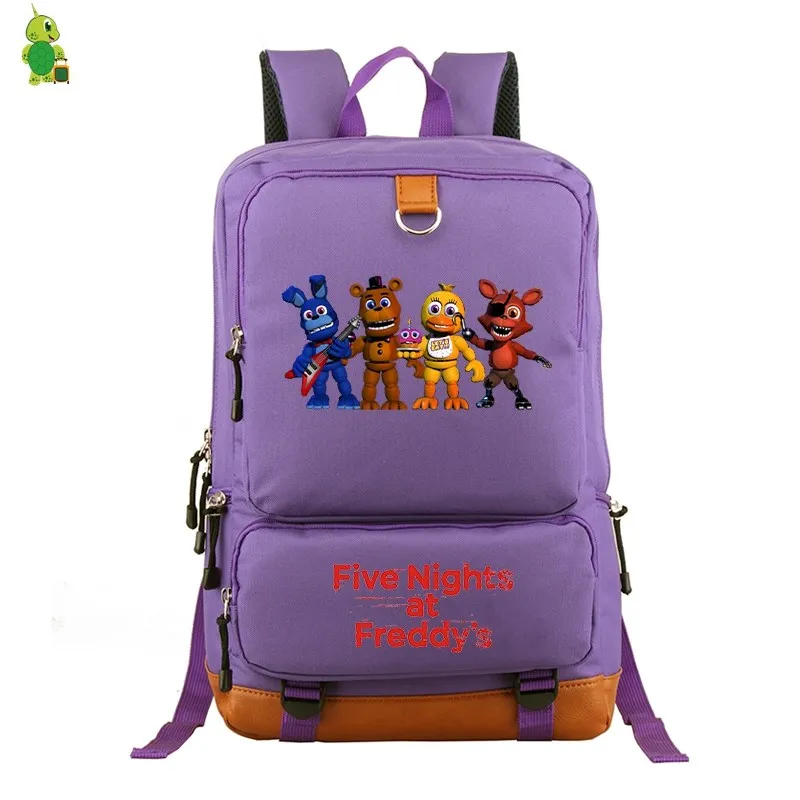 Рюкзак Five Nights At Freddy's 2 Game для женщин и мужчин, школьные сумки для подростков, мальчиков, девочек, FNAF, рюкзак для ноутбука, рюкзак для путешествий - Цвет: 23