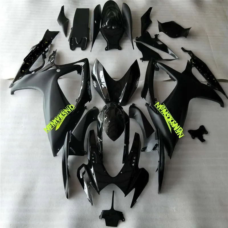 Комплект обтекателей формы для SUZUKI GSXR600 750 K6 06 07 black GSXR 600 GSXR750 2006 2007 матовый черный
