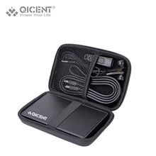 QICENT Hard Drive Case,2.5″ HDD Protective Zipper Carrying Bag for Western Digital WD My Passport – Black