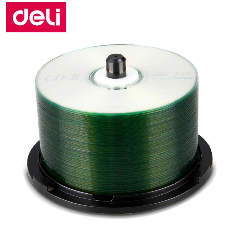 Discos em Branco Deli Lote 3725 Cd-r Disco Compacto Gravável 700 mb 80 Min 52x 50 Pçs - - Image 5