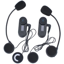 2 Unids Freedconn TCOM-SC 800 M de Alta Fidelidad Altavoz BT de La Motocicleta del Intercomunicador Intercomunicador Del Casco de Auriculares de Intercomunicación Inalámbrica Bluetooth con FM