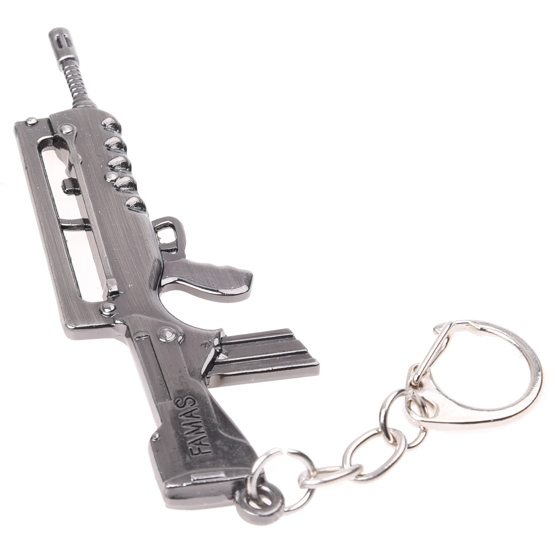 

Famas Model Flint Gray Riffle Keyring Chain Pendant