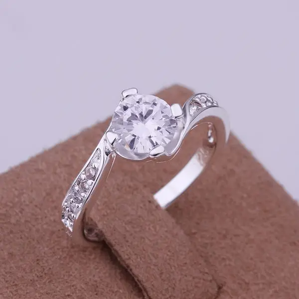 

R148 Hot sale free shipping silver fine jewelry,Wholesale 925-Sterling-Silver charms fashion forever love Ring /bglajxs