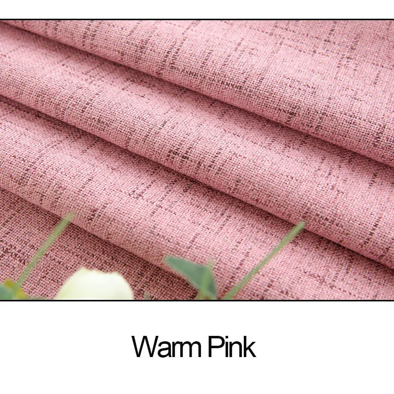 NORNE Shading Rate 95- затемненные занавески с поролоновой спинкой, теплоизолированные шторы, Звукоизолированные шторы для спальни, гостиной, занавески - Цвет: Warm Pink