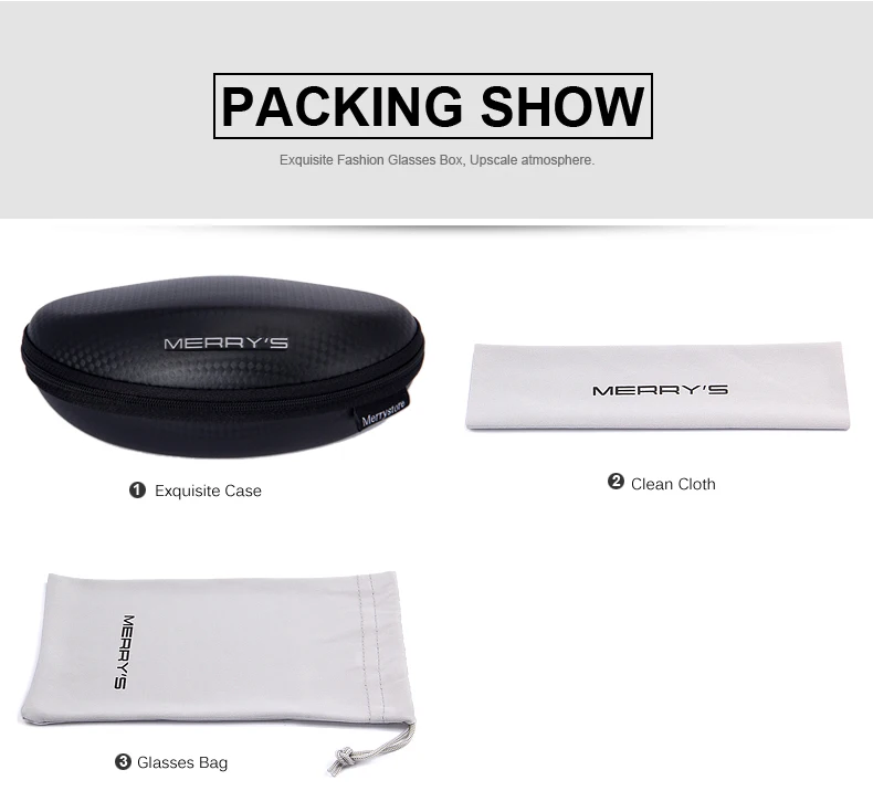 Glasses Case with Bag Card Clean Cloth for Sunglasses