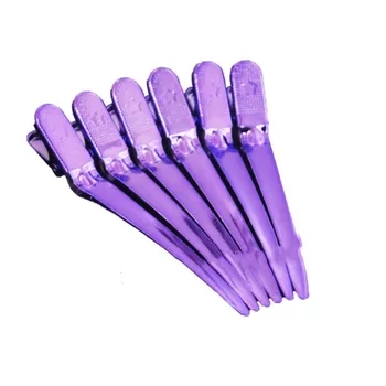 

24pcs/lot Hair clip for women girls Holding Hairdressing Tool Section Styling Tools 7 Color Hair Accessories Mouth Salon Hairpin