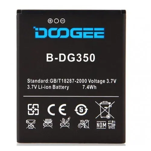 Новое поступление резервный аккумулятор 2200 мАч для Doogee DG350 Smart мобильный телефон +