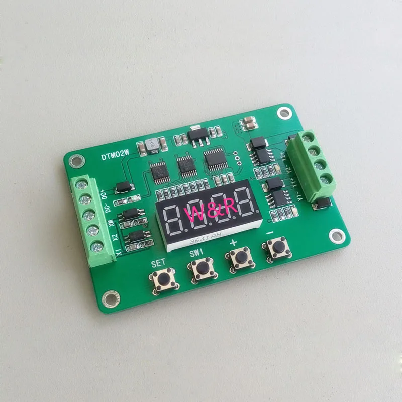 

DTM02 two-way multi-function transistor module / delay / self-locking / cycle / timing / DC solid state relay