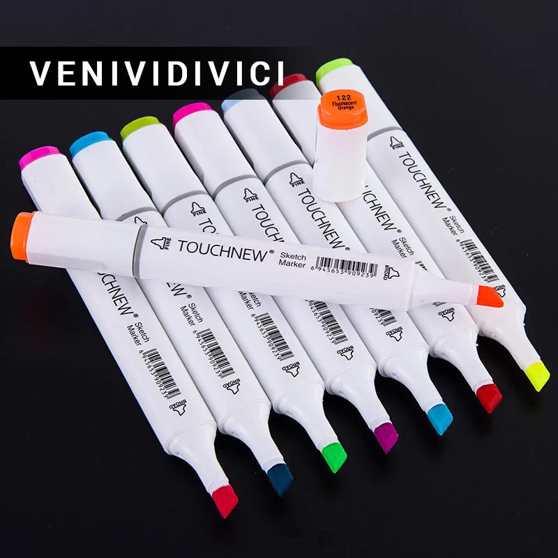

Hot TOUCHNEW/six generation / genuine mark pen / Touch new / 6-generation / Oil Pens Kit / student painted / 36/48/72/168 color/