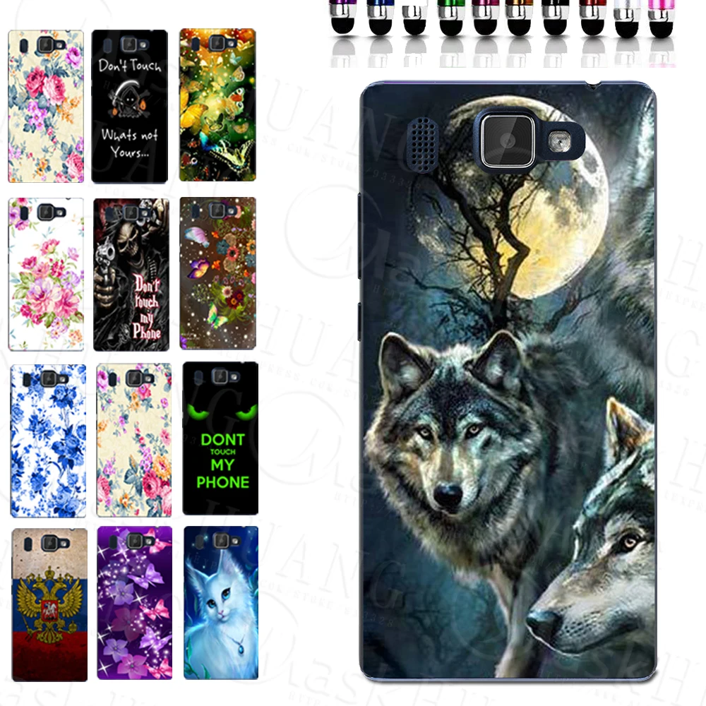 Чехол из ТПУ для Prestigio Grace Q5 PSP5506DUO с милым рисунком Совы и животных|tpu case|case covercase bag |