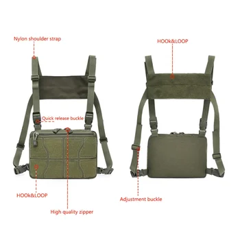 

Outdoor Climbing Bag Military Backpack Shoulder Bag Hiking Camping Camouflage Backpack Tactical Chest 1000d Nylon Bag