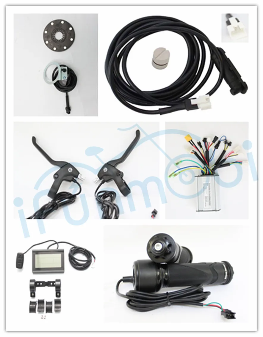Flash Deal 36V 48V 1000W Brushless DC Sine Wave Ebike Controller Kit Regenerative Reverse +LCD Etc. For Electric Bike/bicycle for camping 0