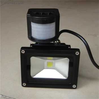 

led flood light PIR sensor 10w balck/gray one 30% off