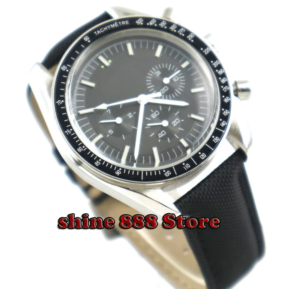 

Bliger 40mm Gray dial date GLass Luxury Luminous Automatic Movement men's Watch