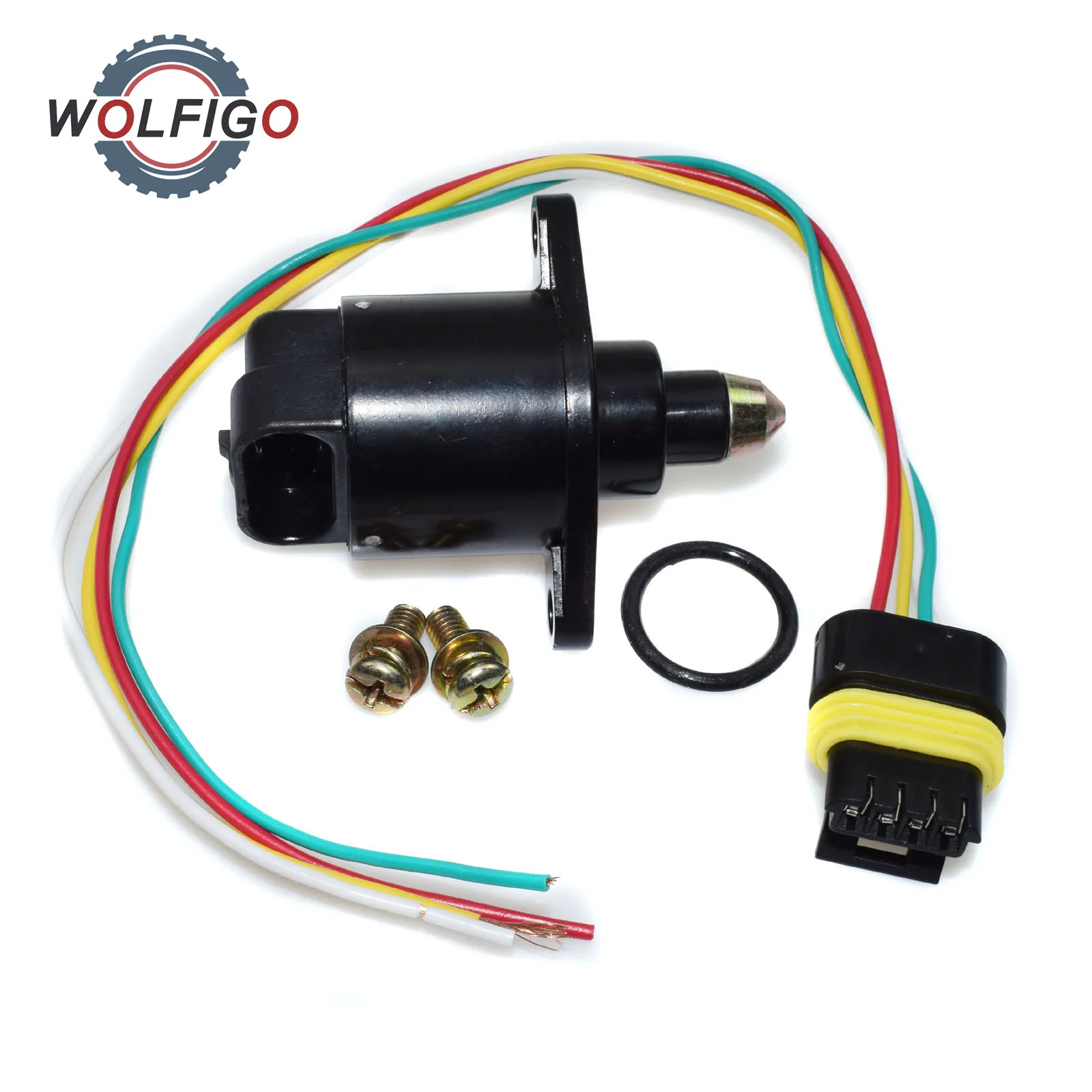 WOLFIGO Idle Air Control Valve with Pigtail Harness Connector for