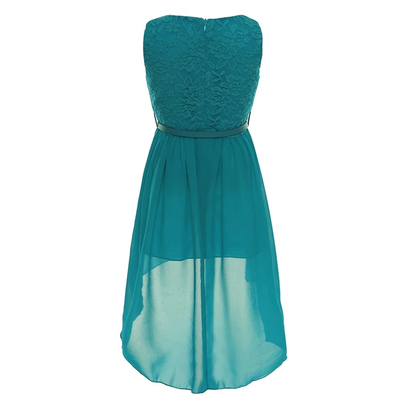 Floral sem Mangas Festa de Aniversário Vestido da Menina Vestido de Princesa com Cinto Crianças Meninas Chiffon Rendas Vestidos Chá Comprimento Flor 11 Crianças meninas chiffon rendas floral sem mangas